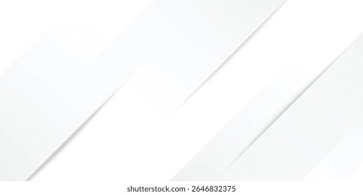 Abstract white background. Minimal geometric white light background