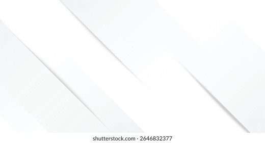 Abstract white background. Minimal geometric white light background