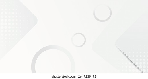 Abstractas fondo blanco. Diseño abstracto geométrico mínimo del fondo de la luz blanca. Traje para el folleto, folleto, Anuncio, cartel, Sitio web, volante, cubierta, corporativo, telón de fondo. Ilustración vectorial
