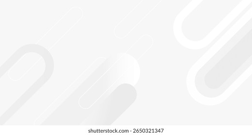 Abstract white background. Minimal geometric white light background abstract design. eps 10