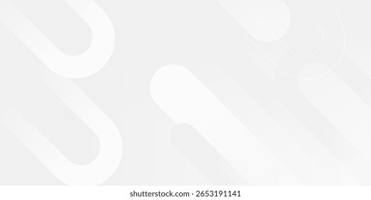 Abstractas fondo blanco. Diseño abstracto geométrico mínimo del fondo de la luz blanca.