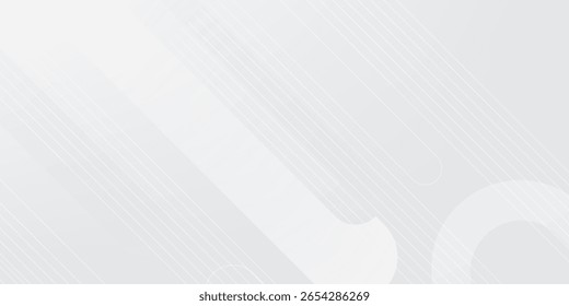 Fundo branco abstrato. Projeto abstrato de fundo de luz branca geométrica mínima. Terno para livreto, brochura, banner, cartaz, site, folheto, capa, corporativo, pano de fundo. Ilustração vetorial