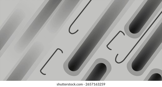 Abstractas fondo blanco. Diseño abstracto geométrico mínimo del fondo de la luz blanca.