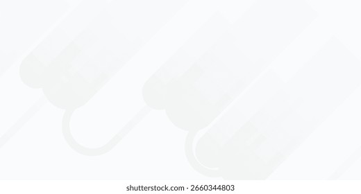 Abstrakter weißer Hintergrund. Minimale geometrische weißes Licht Hintergrund abstraktes Design moderne Künste