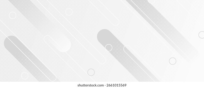 Fundo branco abstrato. Projeto abstrato de fundo de luz branca geométrica mínima. Vetor Eps10