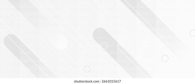 Abstrakter weißer Hintergrund. Minimale geometrische weißes Licht Hintergrund abstraktes Design. Vektor EPS10