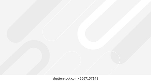 Abstractas fondo blanco. Diseño abstracto geométrico mínimo del fondo de la luz blanca. Vector
