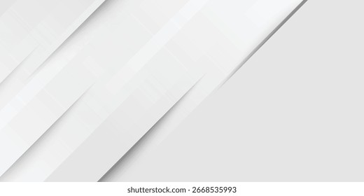 Abstract white background. Minimal geometric white light background modern gradient. 
