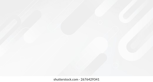 Abstract white background. Minimal geometric white light background abstract design.