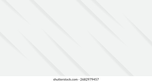 Abstract white background. Minimal geometric white light background