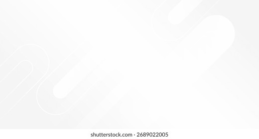 Abstract white background. Minimal geometric white light background simple abstract