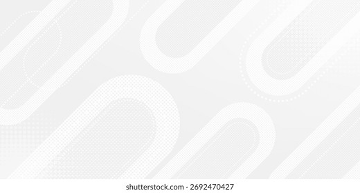 Abstract white background. Minimal geometric white light background abstract design.