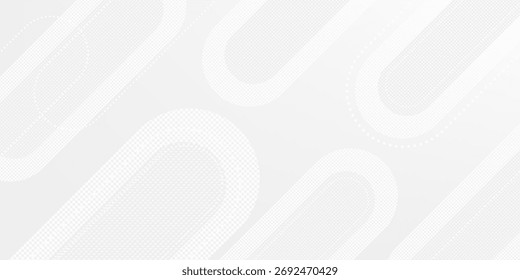 Abstract white background. Minimal geometric white light background abstract design.