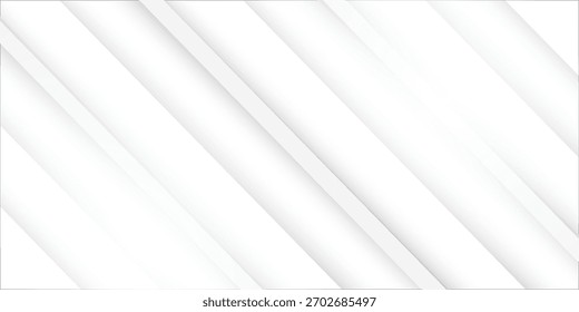 Fundo branco abstrato. Projeto abstrato de fundo de luz branca geométrica mínima.
