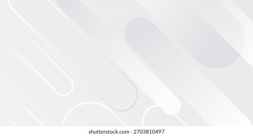 Abstract white background. Minimal geometric white light background abstract design. Suit for booklet, brochure, banner, poster, website, flyer, cover. abstract gradient grey and white background.
