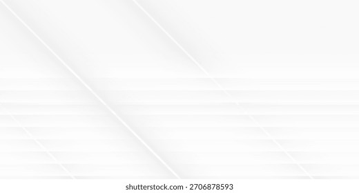 Abstract white background. Minimal geometric white light background abstract design.