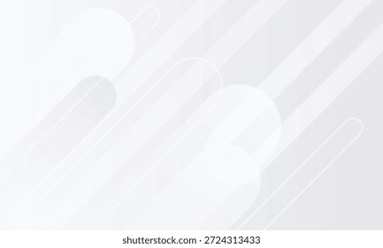 Fundo branco abstrato. Projeto abstrato de fundo de luz branca geométrica mínima. Terno para livreto, brochura, banner, cartaz, site, folheto, capa, corporativo, pano de fundo. Ilustração vetorial