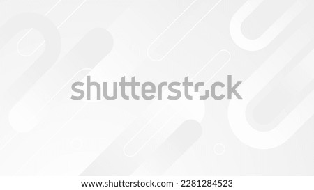 Abstract white background. Minimal geometric white light background abstract design. 商業照片 © 