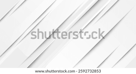 Abstract white background. Minimal geometric white light background