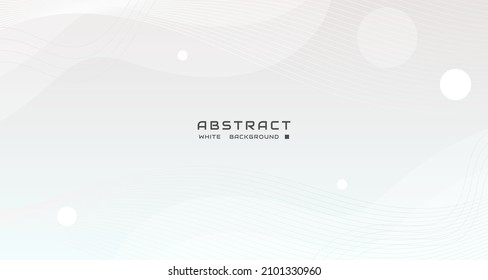 Abstrakter weißer Hintergrund. Minimal grauer Hintergrund Vektordesign, für verschiedene Hintergrund, Vorlage, Banner, Poster, Präsentation, etc.