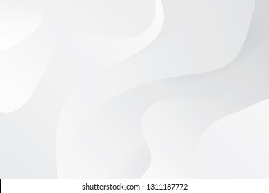 Abstract white background, Modern backdrop, Vector