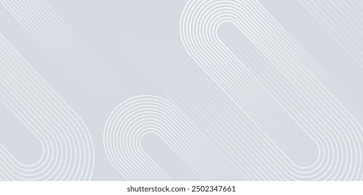 abstract white background modern design. minimalist circle lines