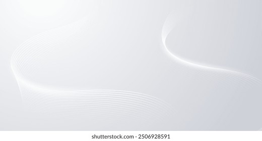 Fondo blanco abstracto Ilustración vectorial de diseño moderno
