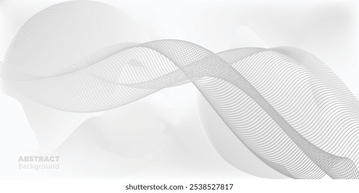 
fundo branco abstrato, design moderno Ilustração vetorial, onda, branco e cinza, Vetor de fundo céu azul abstrato com gradientes suaves, ideal para certificados, fundos e banners. Minimalista de