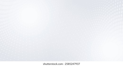 abstract white background modern design Vector arts dots modern background