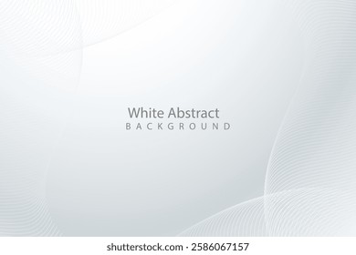 abstract white background modern design Vector illustration