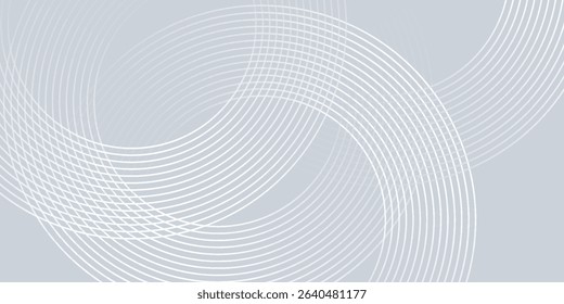 abstract white background modern design circle futuristic background eps10