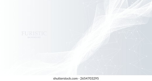 Resumo branco fundo moderno design vetor ilustração.futuro conceito de tecnologia digital.