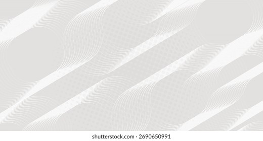 abstract white background modern design Vector illustration simple and elegant. line gradient and dot's