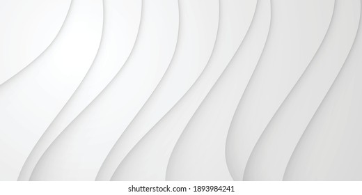 Abstract white background. Modern pattern. Vector illustration for design. Silver background with paper cut shapes. Vector design layout for business presentations, fliers, posters and invitations