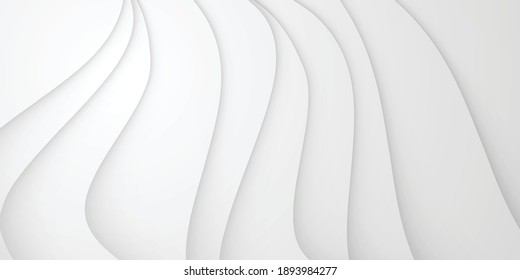 Abstract white background. Modern pattern. Vector illustration for design. Silver background with paper cut shapes. Vector design layout for business presentations, fliers, posters and invitations