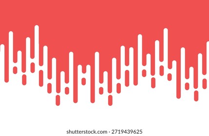 Fondo blanco Abstractas con capas geométricas curvas rojas modernas. Concepto moderno del estilo diagonal para el Anuncio, el Sitio web, el folleto, la presentación, la tarjeta y la cubierta. VOL. 4
