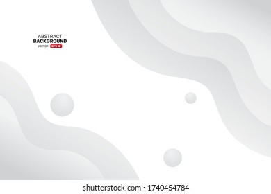 Fondo blanco abstracto con forma moderna. ilustración vectorial