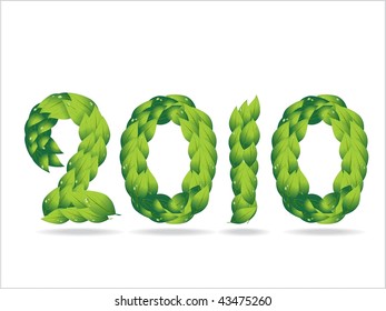 abstract white background with natural leaf pattern 2010