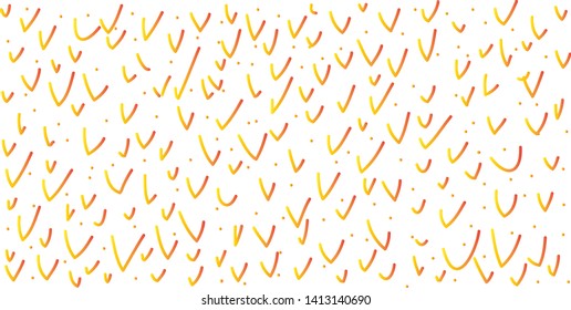 Abstract white background with orange lines and dots. vector for wallpaper design, posters, presentations