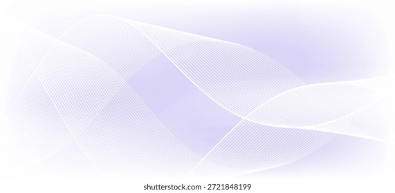 Abstractas fondo blanco con ondas de perlas. Patrón mínimo azul, rosa, púrpura, plata y gris con textura de línea. Gradiente de luz elegante