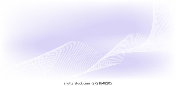 Abstractas fondo blanco con ondas de perlas. Patrón mínimo azul, rosa, púrpura, plata y gris con textura de línea. Gradiente de luz elegante