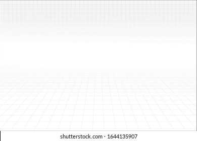 Abstract white background with a perspective grid.vector eps10.