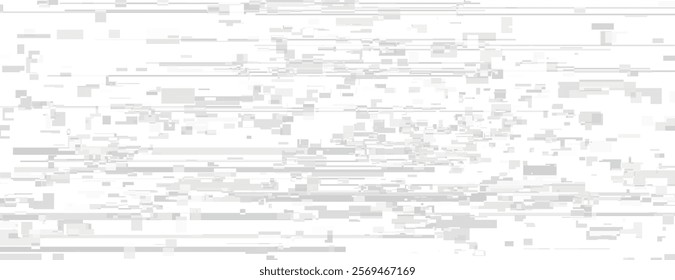 Abstract white background with pixelated texture. The background features a white and gray color scheme. Modern digital background style. Abstract pixelate glitch digital background vector