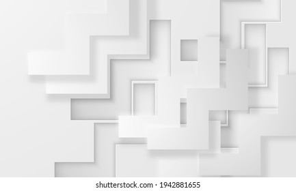 Abstract white background poster with dynamic. technology network Vector illustration.