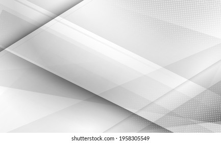 Abstract white background poster with dynamic. technology network Vector illustration.