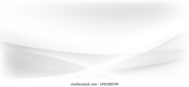 Abstract white background poster with dynamic waves. technology network Vector illustration.