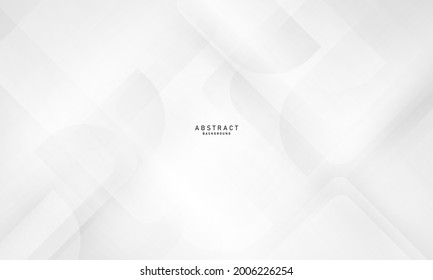 Afiche de fondo blanco abstracto con dinámica. ilustración de Vector de red tecnológica.