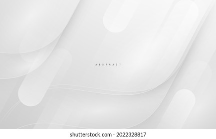 Abstract white background poster with dynamic. technology network Vector illustration.