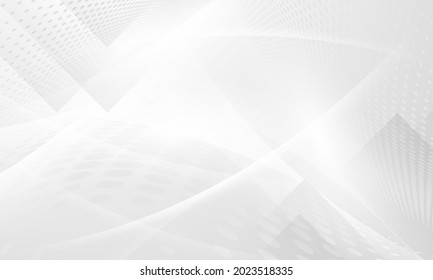Abstract white background poster with dynamic. technology network Vector illustration.