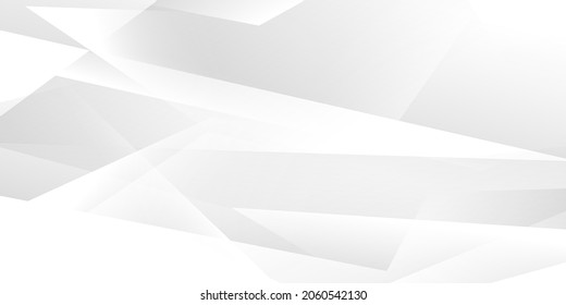 Afiche de fondo blanco abstracto con dinámica. ilustración de Vector de red tecnológica.